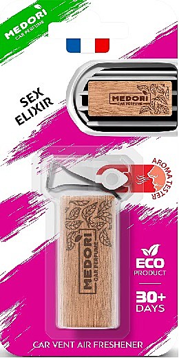 MEDORI Sex Elixir Деревянный ароматизатор на деффлектор