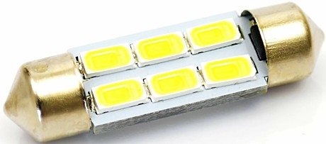 C5W 36mm 6 smd 5630 белый