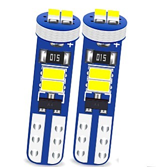 T5 6 smd 2010 биполярная 12v 1 шт белый