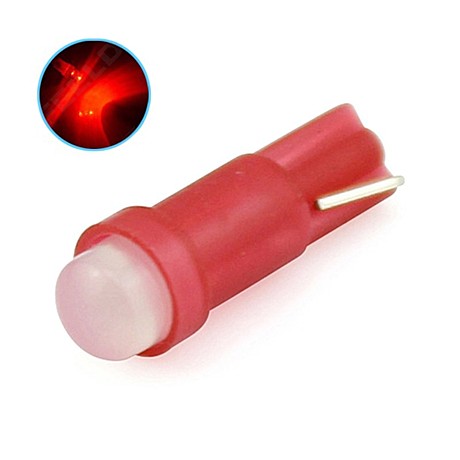 Т5 панель приборов 1 COB красный 24v (1 шт)
