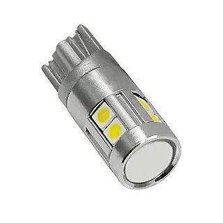 T10 9 smd 3030 ЛИНЗА белый 450LM 12-24V Bi