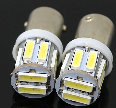 T4 (габарит) 10 smd 7020 белый 24v (1 шт)