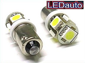 T4 (габарит) 5 smd 5050 белый 24v (1 шт)