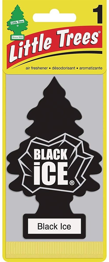 Ароматизатор LITTLE TREES ЧЁРНЫЙ ЛЁД