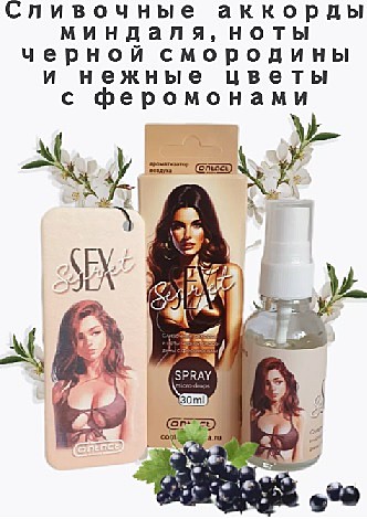 Спрей + Ёлка (картон) Sex Secret