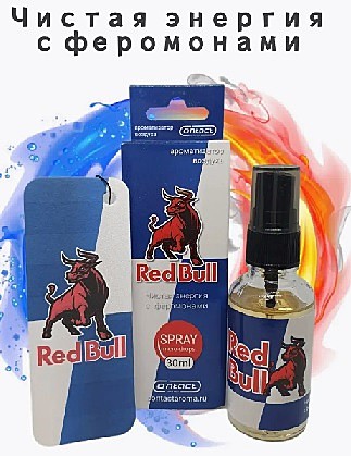 Спрей + Ёлка (картон) Red Bull