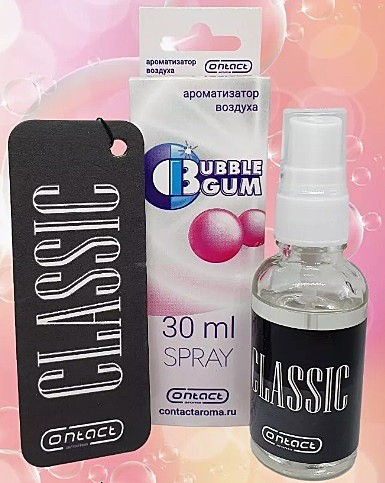 CLASSIC  БУБЛЬ ГУМ 30ml (спрей+ёлка)