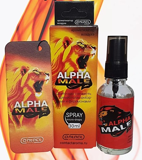 ALPHA MALE 30ml (спрей+ёлка)