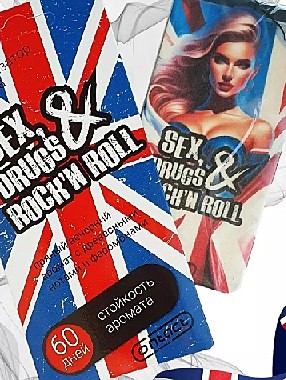 Картонный ароматизатор SEX ROCK