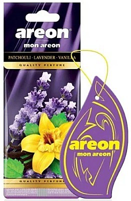 AREON - MON ПАЧУЛИ, ЛАВАНДА, ВАНИЛЬ картон 