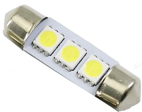 C5W 36mm 3 smd 5050 белый