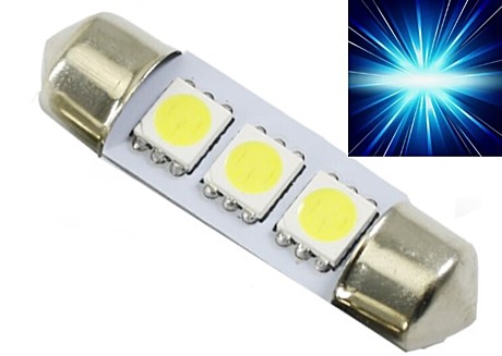 C5W 36mm 3 smd 5050 синий